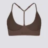 Soft Active Racerback Sports Bra i Cocoa