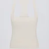 Soft Active Racerback Tank Top i krem