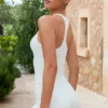 Soft Active Racerback Tank Top i krem