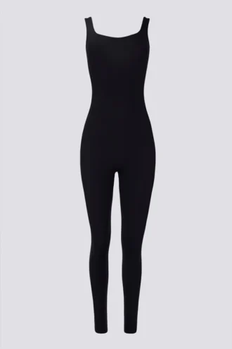 Soft Active ryggløs jumpsuit i svart