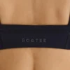 Soft Active Sports-BH med kontrastkant i svart