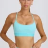 Soft Active sports-BH med kryssrygg i Aqua
