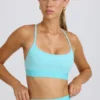 Soft Active sports-BH med kryssrygg i Aqua