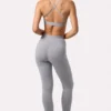 Soft Active-leggings i grå melert