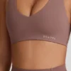 Soft Active sports-BH med V-hals i Mocha