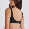Soft Active sports-BH med vridd front i svart