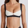 Soft Active sports-BH med vridd front i svart