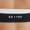 Soft Active sports-BH med vridd front og halterneck i svart