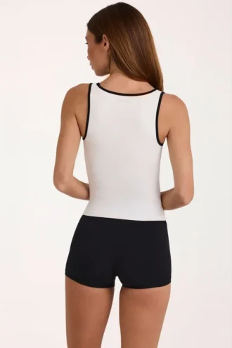 Soft Active-tanktop i elfenben
