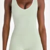 Soft Active-tanktop i salvie melert