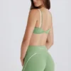 Soft Active Twist-Front minishorts i grønn