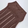 Solara ryggløs halterneck-maxikjole i bronse