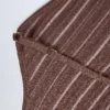 Solara ryggløs halterneck-maxikjole i bronse