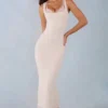 Sorelle Modal Lace-Trim Midaxi-kjoler i elfenben