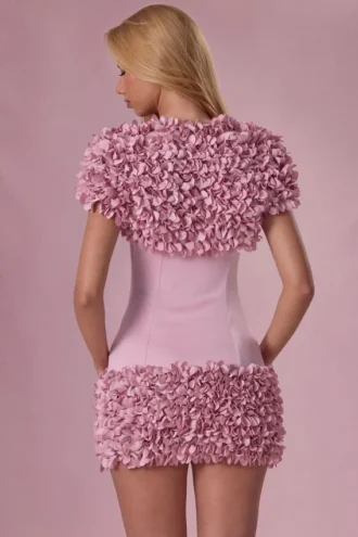Soretta kort bolero  i Blush Pink
