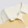 Stripet oversized langermet T-skjorte i sitron