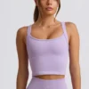 Super Sculpt sømløs lang camisole-top i myk syrin