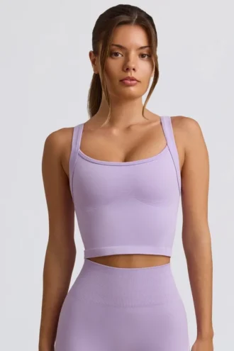 Super Sculpt sømløs lang camisole-top i myk syrin