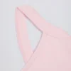 Super Sculpt sømløs lang camisole-top i pudderrosa