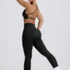 Super Sculpt sømløs ryggløs sports-BH i Ash