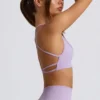 Super Sculpt sømløs ryggløs sports-BH i myk lilla