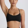 Super Sculpt sømløs sports-BH med kryssrygg i svart