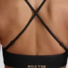 Super Sculpt sømløs sports-BH med kryssrygg i svart