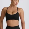 Super Sculpt sømløs sports-BH med kryssrygg i svart