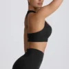 Super Sculpt sømløs T-rygg sports-BH i svart