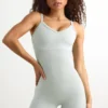 Super Sculpt sømløs unitard i grått