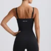 Super Sculpt sømløs unitard i svart