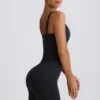 Super Sculpt sømløs unitard i svart