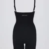 Super Sculpt sømløs unitard i svart