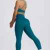 Super Sculpt sømløse leggings i blågrønn