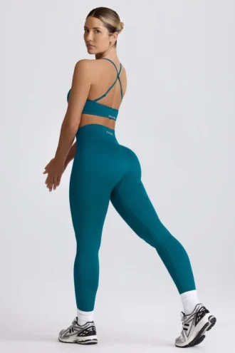 Super Sculpt sømløse leggings i blågrønn