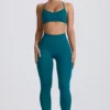 Super Sculpt sømløse leggings i blågrønn