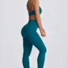 Super Sculpt sømløse leggings i blågrønn