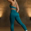 Super Sculpt sømløse leggings i blågrønn