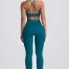 Super Sculpt sømløse leggings i blågrønn