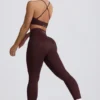 Super Sculpt sømløse leggings i Chocolate