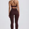Super Sculpt sømløse leggings i Chocolate
