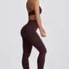 Super Sculpt sømløse leggings i Chocolate