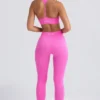 Super Sculpt sømløse leggings i sukkerrosa