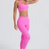 Super Sculpt sømløse leggings i sukkerrosa