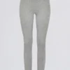 Super Sculpt sømløse leggings med høy midje i grå melert