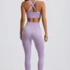 Super Sculpt sømløse leggings med høy midje i myk lilla