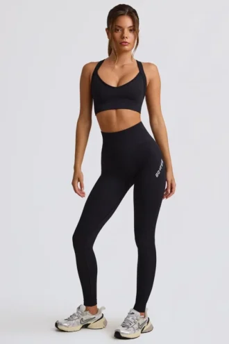 Super Sculpt sømløse leggings med høy midje i svart