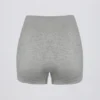 Super Sculpt sømløse minishorts i grå melert