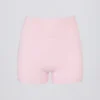Super Sculpt sømløse minishorts i pudderrosa