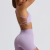 Super Sculpt sømløse minishorts i Soft Lilac